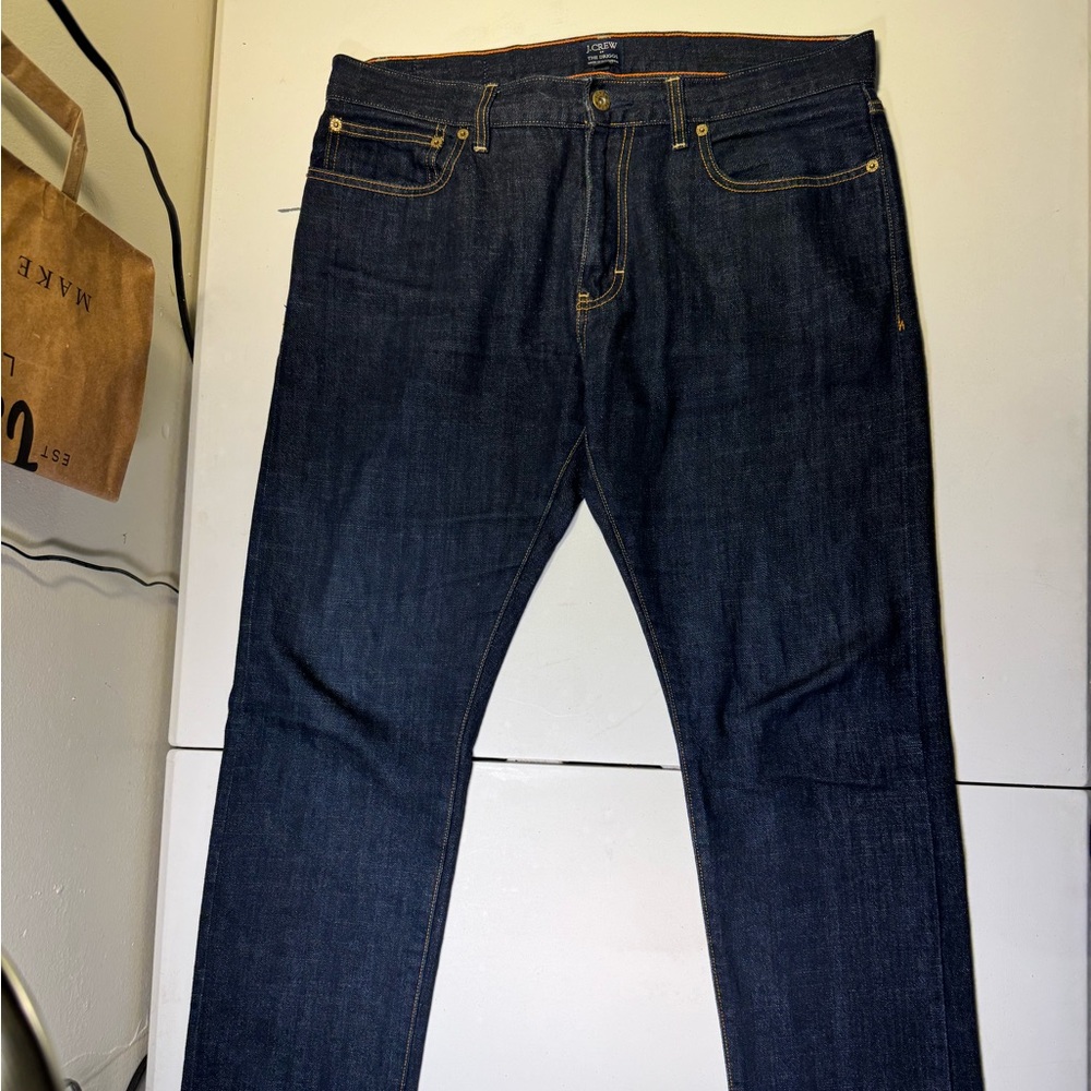 J Crew Driggs selvedge denim jeans a 33x30